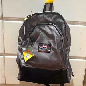 Greatland Packs Gray Black Backpack
